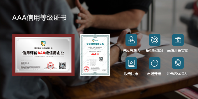【投标加分】AAA信用等级认证 一证一牌一报告(图3)